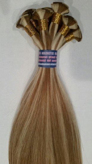 European Remy Silky Hand Tied Weft Any Color "AAA" Grade 22" - Click Image to Close