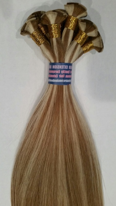 (image for) European Remy Silky Hand Tied Weft Any Color "AAA" Grade 22"