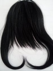 Human Hair Clip-In Bangs - Choice of Color
