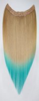 Ombre 1 Piece Clip-In Remy Human Hair Extensions 16" Length