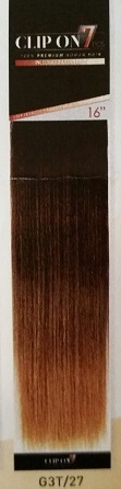 Ombre Clip-In Extensions 7 Piece Full Set Color #3T/27B